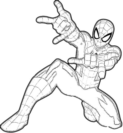 Spiderman boyama pdf